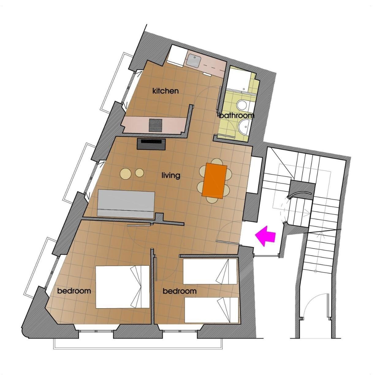 Homeyseville- Bright Apartment At Santa Cruz 6 Pax, Parking Optional Εξωτερικό φωτογραφία